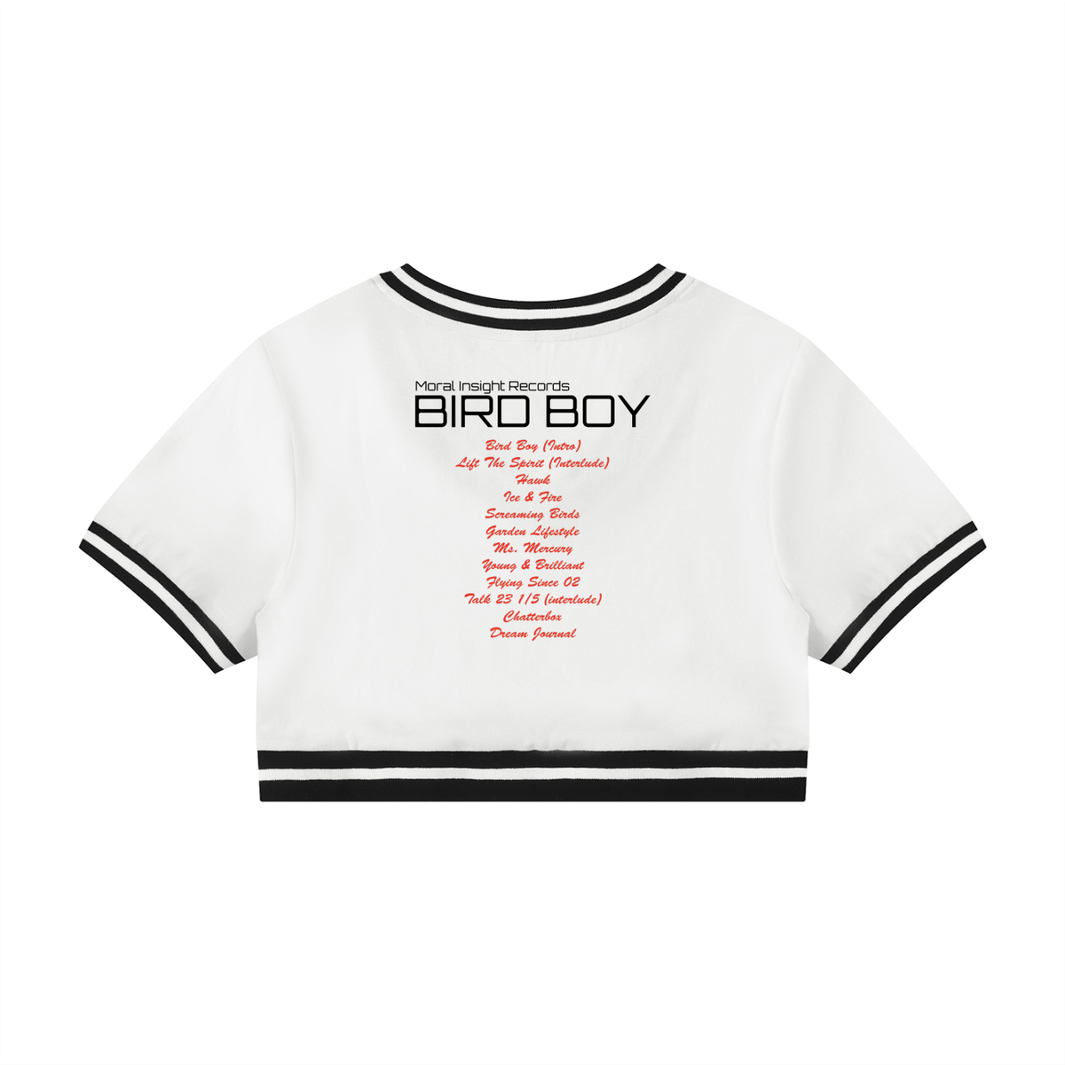 Bird Gal | Women's V-Neck Crop T-Shirt