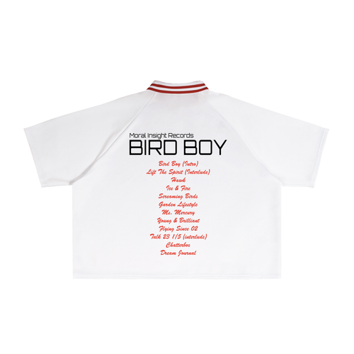 Bird Boy | Collar Boxy T-Shirt