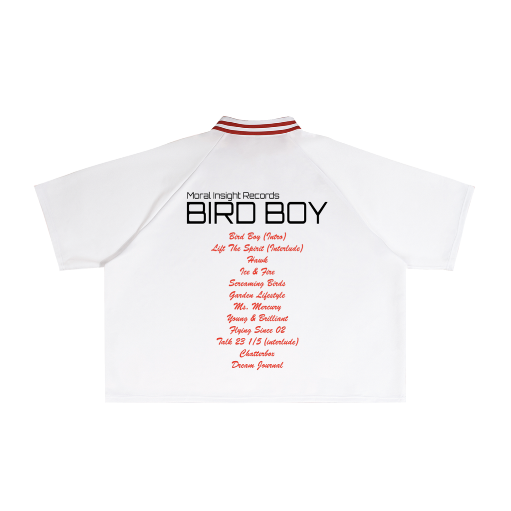 Bird Boy | Collar Boxy T-Shirt