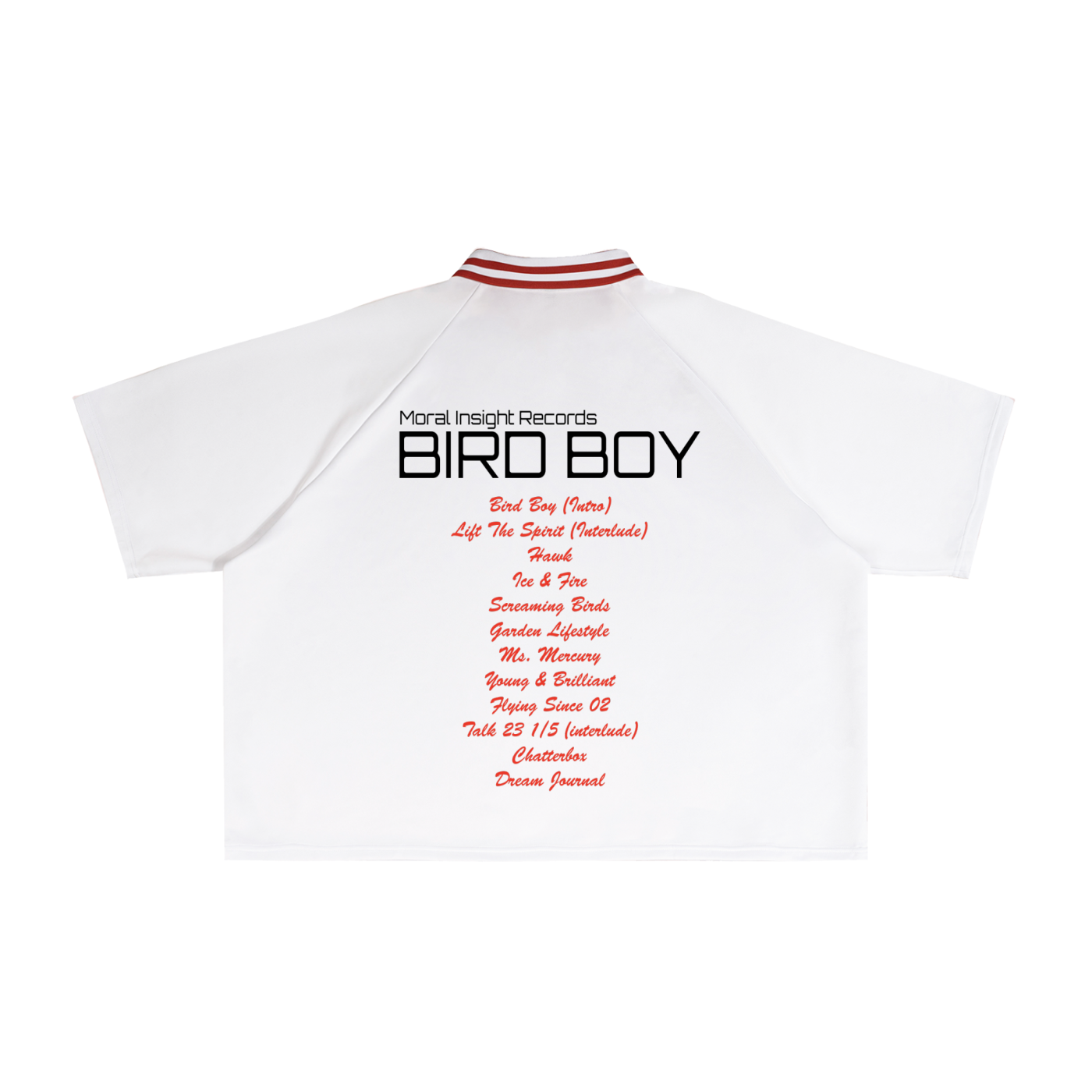 Bird Boy | Collar Boxy T-Shirt